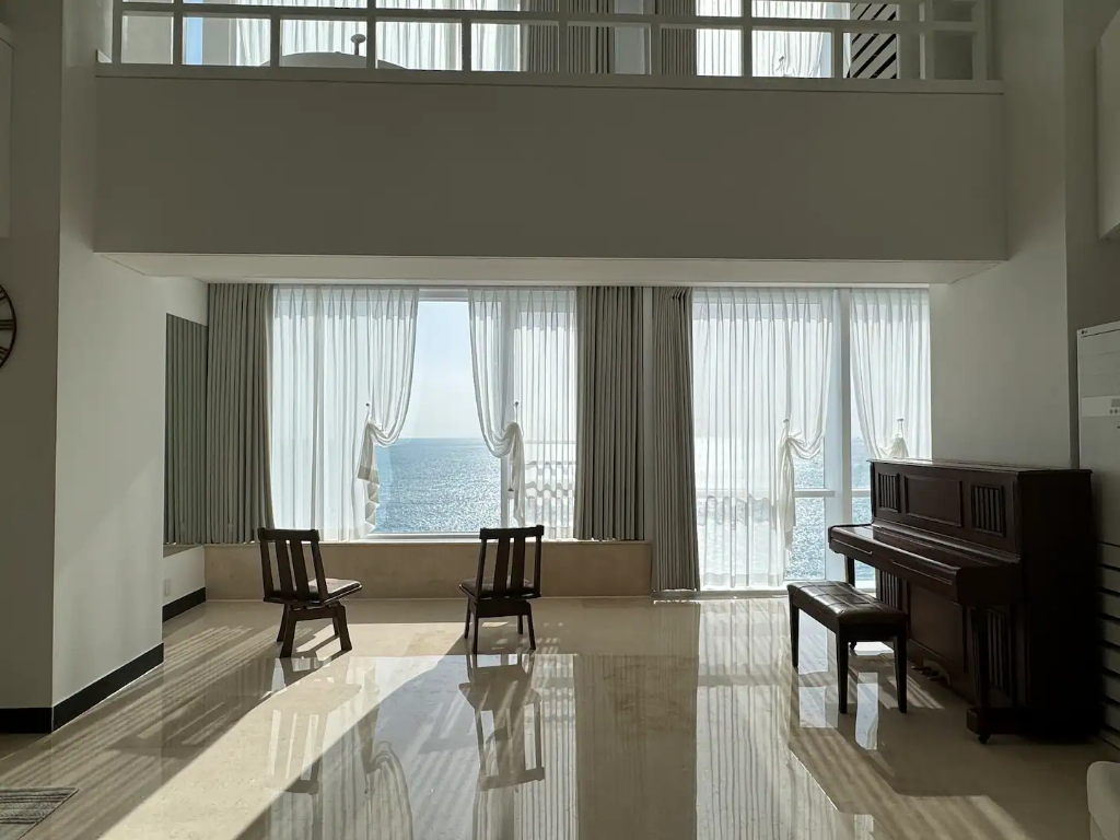 해운대구의 아파트먼트 (264m², 침실 2개, 프라이빗 욕실 3개)